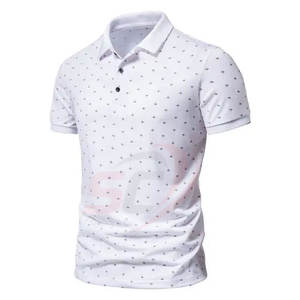 Polo estampado para hombre, camiseta informal, transpirable, personalizada, novedad de 2023 - Product Image 1