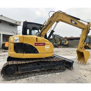 Excavatrice Caterpillar d'occasion pour modèle 308c, petite excavatrice, modèle 2022, moteur Hitachi, 22 tonnes, avec roulement et boîte de vitesses, à vendre - Product Image 6