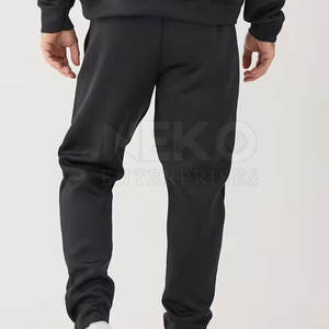 Chándal de invierno holgado de algodón 100% ligero de alta calidad para hombre, conjuntos de patrón sólido con capucha transpirable, MOQ bajo y precio barato - Product Image 4