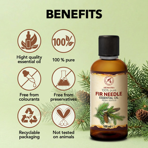 Aromatika Huile Essentielle de Feuilles de Sapin 100% Pure 100ml Distillée à la Vapeur Aroma de Conifères de Forêt Parfum d'Ambiance Maison - Product Image 2