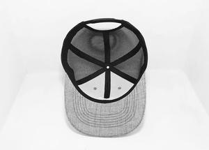 Design personnalisé Logo brodé Chapeaux de sport gris chiné pré-incurvés 6 panneaux Chapeaux de camionneur Maille Nouvelle arrivée Fashion Vietnam - Product Image 5