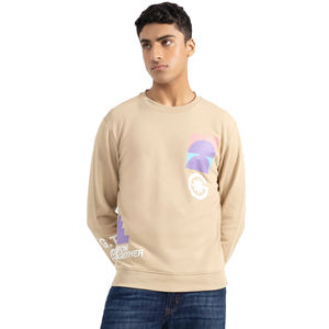 Haute qualité personnalisé o-cou pull sweat ensemble pour hommes 300 GSM polaire col rond solide sérigraphié ODM vêtements d'hiver - Product Image 1