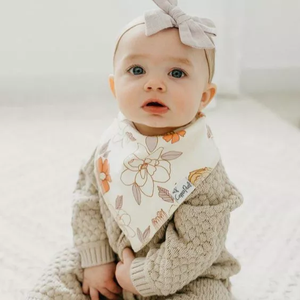 Meilleurs bavoirs Bandana imprimés pour bébé, foulard 100% coton biologique, bavoirs bandana pour bébé à bon prix de fabricants indiens. - Product Image 2