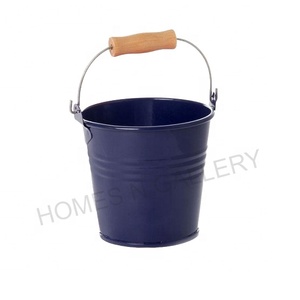 Amazing Galvanized <b>Tin</b> Home Decorative Metal Flower Pail <b>Bucket</b> Planter Pots Made in India for Garden Application - Product Image 6