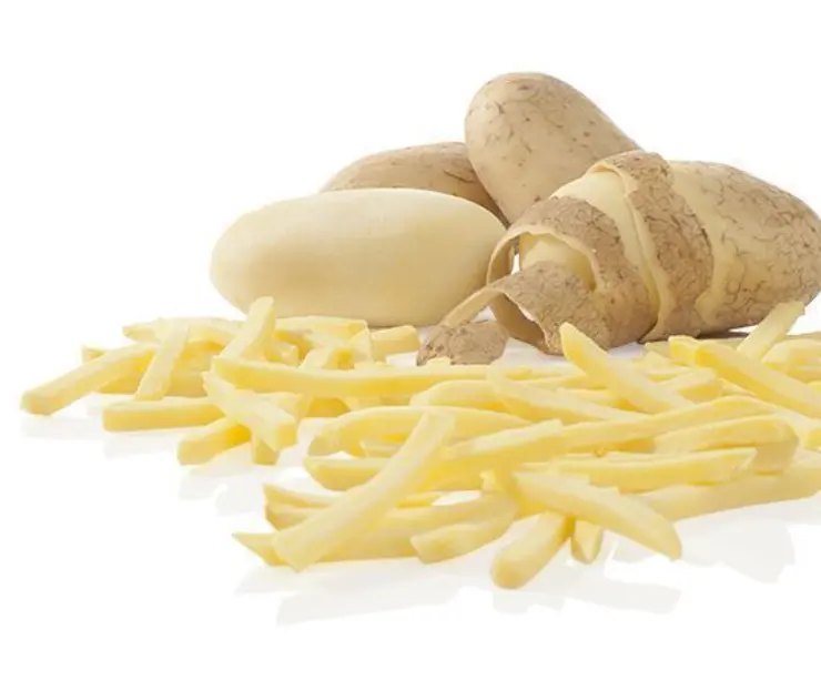 Batata fresca pré-frita saco de batatas fritas congeladas para venda, frita, cortador de batatas fritas, frita, frita, frita, congelada