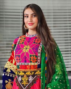 Ropa tradicional hecha a mano vestido afgano de alta calidad mejor Material afgano Vintage vestidos de mujer 0578 - Product Image 1