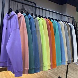 เสื้อฮู้ดกันหนาวมีกระเป๋าแบบเรียบของผู้ชายผ้าขนแกะ100% แห้งเร็วแบบปกติดีไซน์หรูหรา - Product Image 3