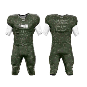 Maillot de football américain à manches courtes pour hommes nouveau style, respirant et grande taille, ensemble d'uniformes de football Offre Spéciale OEM - Product Image 1