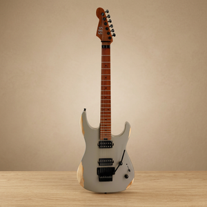 Guitare électrique SBS VS260 avec manche en érable, corps en acier, tremolo Floyd Rose, micros humbucker Alnico II entièrement enroulés, finition polie - Product Image 1