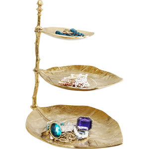 ขาตั้งอลูมิเนียม3ชั้นสำหรับวางโชว์เค้ก,ที่วางกลางโต๊ะสำหรับงานแต่งงานงานปาร์ตี้ทำเค้กสีทอง - Product Image 3