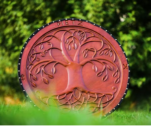 Escudo vikingo hecho a mano Escudo de cosplay de madera Escudo de madera redondo medieval. - Product Image 6
