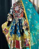 Nuovo arrivo Afghani Pakistani Wedding Party abiti da donna pesanti ricamati abiti Vintage bohémien realizzati in seta