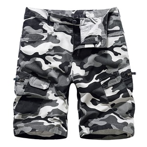Shorts Cargo Homme Personnalisés en Gros avec Cordon de Serrage, Taille Élastique, Style Urbain Décontracté, Pantalons d'Entraînement Décontractés, Shorts Camouflage d'Été pour la Chasse - Product Image 3