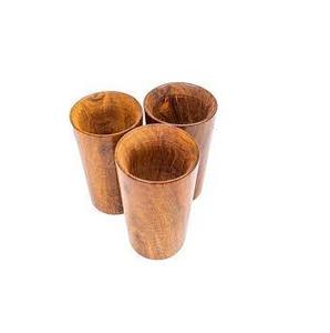 Haute vente bois verre maison cuisine Table à manger boire bois verre Top qualité bois massif verre 100% fait à la main taille personnalisée - Product Image 4