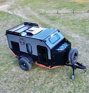 Comprar Autocaravana Todoterreno Mini Camper Remolque de Viaje Teardrop con Baño, Estándares Australianos, Bajo Precio, Blanco, Fabricado en CA. - Product Image 2
