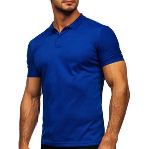 Camisetas de Polo personalizadas para hombre, Camisa lisa de 100% algodón, de manga corta, venta al por mayor - Product Image 1
