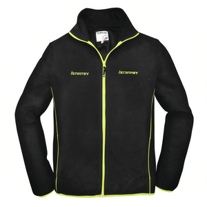 Chaqueta de Seguridad de Forro Polar para Hombre, Talla M, Color Negro/Lima, para Equipo de Supervivencia al Aire Libre - Product Image 2