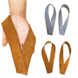 Sangles de poignet pour l'haltérophilie en néoprène, coton et élasthanne, antidérapantes, respirantes et légères pour hommes et femmes, pour soulevés de terre - Product Image 2