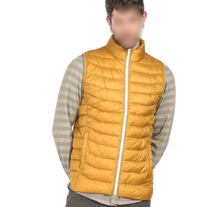 Gilet décontracté ample à fermeture éclair, manteaux matelassés Streetwear sur mesure noir chaud sans manches surdimensionné à la mode gilet bouffant pour hommes - Product Image 1