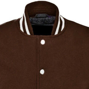 Blouson d'aviateur pour hommes de grande taille avec broderie de logo personnalisé hiver enduit vestes à manches régulières pour hommes veste universitaire pour homme - Product Image 2