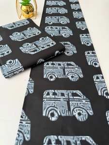 Freetown African Wax Print and Ankara Cotton Fabric Luxurious Material <b>for</b> Dresses Traditional Wear and Home Decoration - Product Image 3