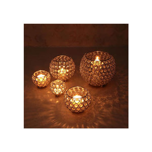 Bol en cristal de bougie le plus vendu pour la décoration et le cadeau de vacances au prix de gros - Product Image 1