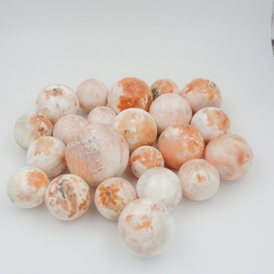 Bola de cristal de cuarzo Scolecite de curación Natural al por mayor, esfera de piedras preciosas hechas a mano para el hogar, oficina, decoración de Navidad, regalo de escritorio - Product Image 2