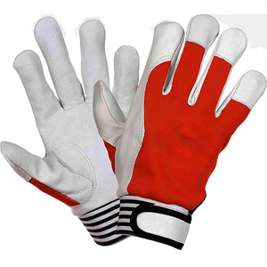 Gants de travail d'assemblage en cuir de vachette avec logo personnalisé pour hommes-Haute qualité 15mil d'épaisseur durable résistant à la chaleur à basse quantité minimale de commande 100 paires - Product Image 2