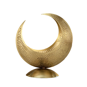 Decoración de Luna de Latón Duradero para Mesa, Decoración del Hogar de Alta Calidad con Acabado Pulido, Fácil Instalación - Product Image 1