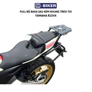 Stainless Steel R15 V4 Rear Luggage <b>Rack</b> with <b>Saddle</b> Bag Mount Side Frame Attachment for Hanging Bags - Product Image 5