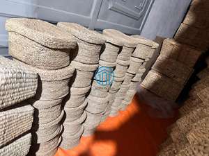 Woven Orange <b>Seagrass</b> <b>Placemat</b> Sustainable Table Mat For Daily Dining And Home Decor <b>Placemats</b> And Coasters At Best Price - Product Image 6