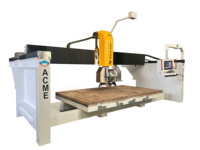 Cortadora de sierra puente CNC de 5 ejes OEM para corte de granito de mármol con control de pantalla táctil