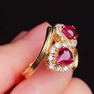 Bague à la mode pour femme en plaqué or rhodium 14 carats Ensemble de diamants en zircon Fiançailles Célébration de fête de mariage - Product Image 6