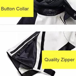 Veste d'été de moto pour femme avec armure approuvée CE doublure imperméable détachable panneaux de maille respirants - Product Image 5