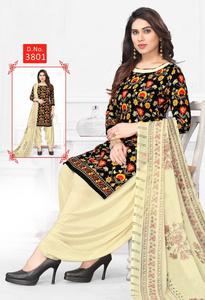 Real export-crepé De León puro, material sintético, corte recto, Kurtis, con salwar, plaazzo, patiyala, dr - Product Image 3