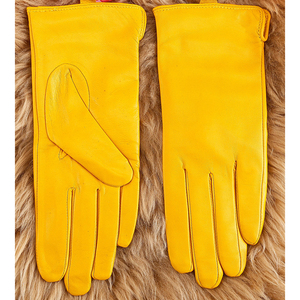 Meilleur produit populaire Gants de mode en cuir Produit respirant Gants de mode en cuir au toucher ultra doux pour femmes - Product Image 3