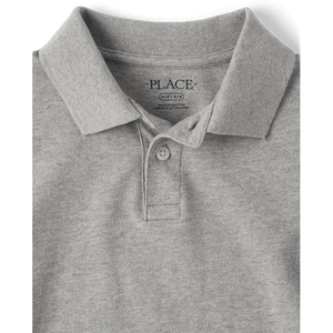 The childrens Place KIDS 100% เด็กผ้าคอตตอนนุ่มลายปิคอลโลชุดนักเรียนใส่สบายพร้อมกระดุมที่กระโปรง - Product Image 2