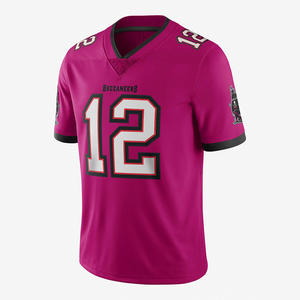 เสื้อฟุตบอลอเมริกันไซส์ XL ออกแบบเองโลโก้ได้ระบายอากาศพิมพ์ลาย - Product Image 1