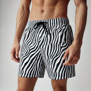 Best Selling <b>Top</b> Quality Customized <b>Men</b> <b>Swim</b> Wear Board Shorts Gym Wear Shorts <b>for</b> <b>Men</b> Zipper Fly Loose Fit Breathable - Product Image 3
