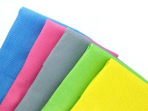 Chiffons en verre décoratifs de haute qualité, chiffons de nettoyage pour vitres de qualité supérieure, rose, 200 g/m², 42x68 - Product Image 4