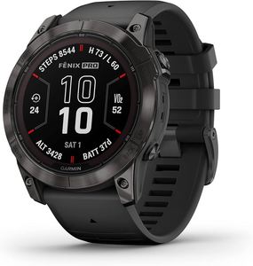 Montre connectée Garmin Fenix Pro, bracelet en plastique noir, qualité industrielle, tracker de fitness d'extérieur avec moniteur de pas et d'altitude - Product Image 5