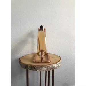 Soporte de botella de vino de metal personalizado de buena calidad hecho de tubo de cobre accesorios de Bar Home Hotel by decor IMPEX - Product Image 5