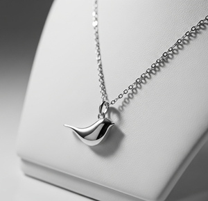 Haute qualité 925 argent minimaliste lien chaîne collier avec pendentif nouveau Design or Rhodium tenue quotidienne cadeau pour les femmes - Product Image 3