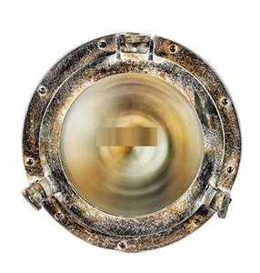 Espejo de ojo de buey New Look Diseño de lujo Latón náutico Espejo de ojo de buey de pared de latón de lujo con acabado dorado en moq bajo - Product Image 6