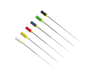 Consommables dentaires vétérinaires lime en acier outils de lime Ni-Ti ensembles de points de papier animal ensembles de points de Gutta Percha broches barbelées coupées