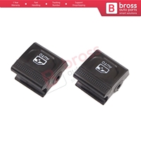 غطاء زر إصلاح مفتاح رفع النافذة BDP1210-1 (قطعتان) لسيارات كليو MK5 وكابتور MK2 ذات 5 أبواب 254107073R
