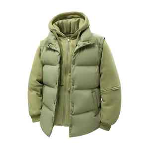 Veste rembourrée à capuche automne hiver hommes épais chaud bouffant pour Camping en plein air marque OEM Service - Product Image 4