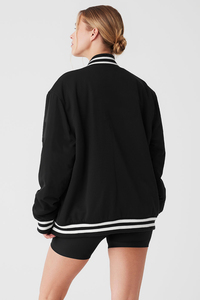 <b>Cheap</b> Price OEM Private Logo Bomber Varsity <b>Jackets</b> Latest Design Breathable Windproof Women Varsity <b>Jackets</b> - Product Image 3