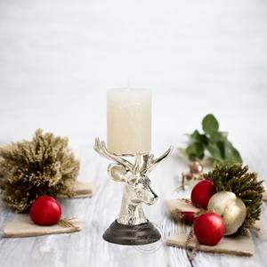 Bougeoir en métal en forme d'étoile Finition dorée élégante Parfait pour la décoration festive Ambiance de la maison et le plaisir des cadeaux - Product Image 5