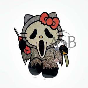 Halloween Carreaux de cils en acrylique avec logo personnalisé Aimants Pince à épiler Design durable Personnalisé Scream Boo Horror Square Butterfly Flower - Product Image 1